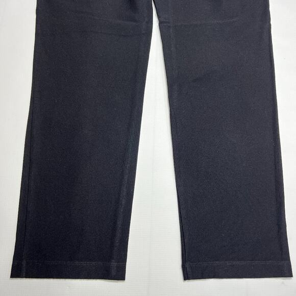 Eileen Fisher System Washable Stretch Crepe Slim Pant SIZE S Black Pullon USA - Picture 9 of 9